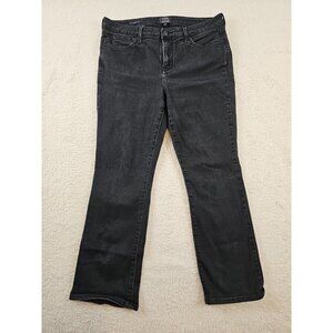 NYDJ Jeans Women's 12 Black Bootcut Lift Tuck Technology Stretch #HMARK2602